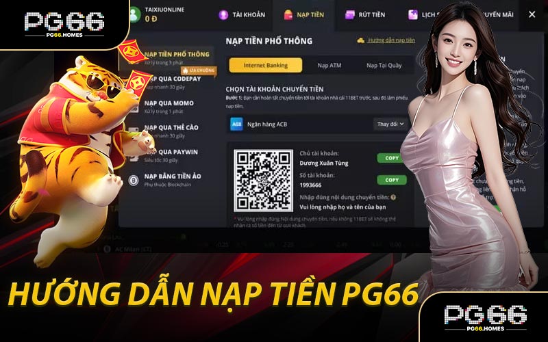 Hướng Dẫn Nạp Tiền PG66